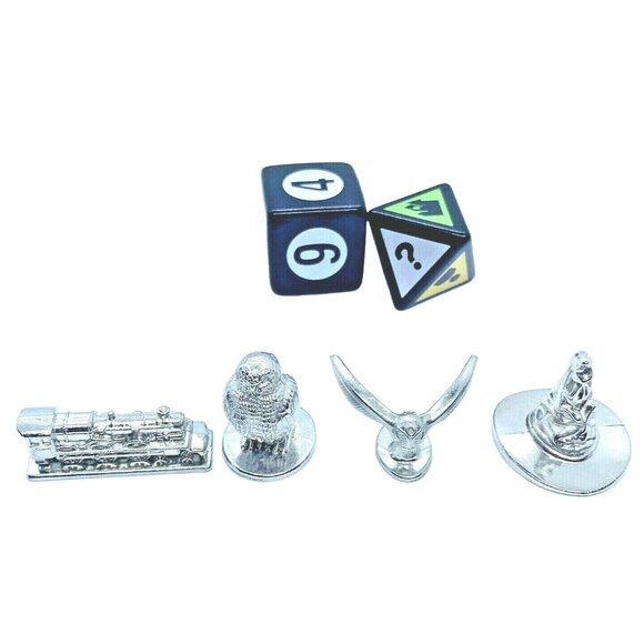 Harry Potter FIRST Edition Scene It Game Replacement Moving Pieces & Dice 2005 - Picture 5 of 5